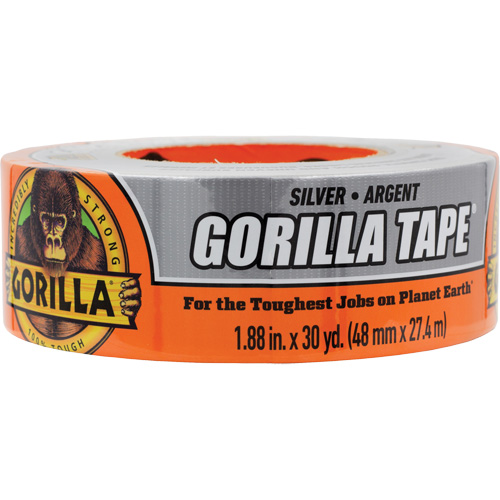 Duct Tape, 17 mils, Silver, 48 mm (2") x 27.43 m (90') Action Paper