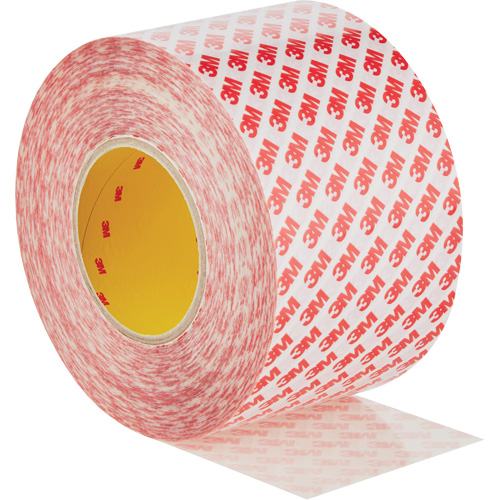 Ruban adh&eacute;sif double face, Polyester, 100 mm (3,93") la x 50 m (164') lo, 8 mils &eacute;pais Action Paper