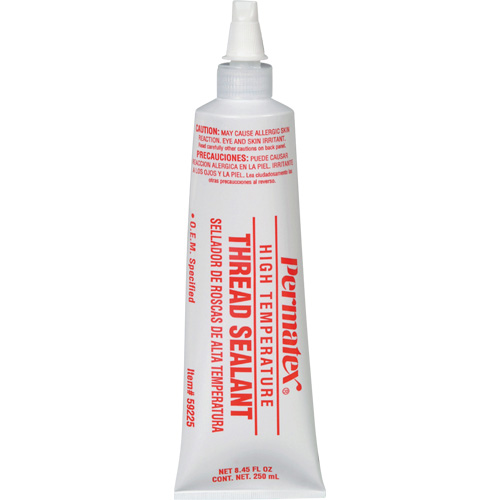 High Temperature Thread Sealant, Tube, 250 ml, -54° C - 204° C/-65° F - 400° F Action Paper
