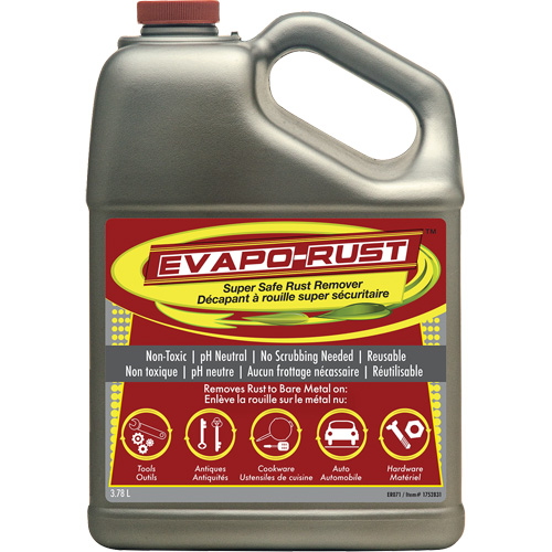 Evapo-Rust&reg; Super Safe Rust Remover, Jug Action Paper