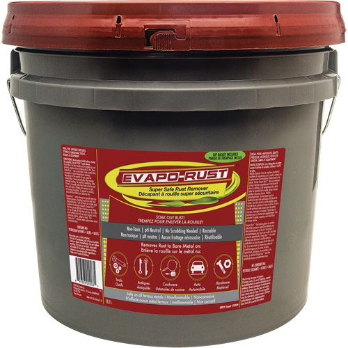 Evapo-Rust&reg; Super Safe Rust Remover, Pail Action Paper