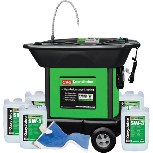 SmartWasher SW-337 Mobile Heavyweight Part Washer Kit Action Paper
