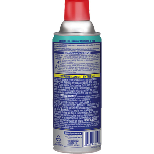 Bike Chain Lubricant, Aerosol Can Action Paper