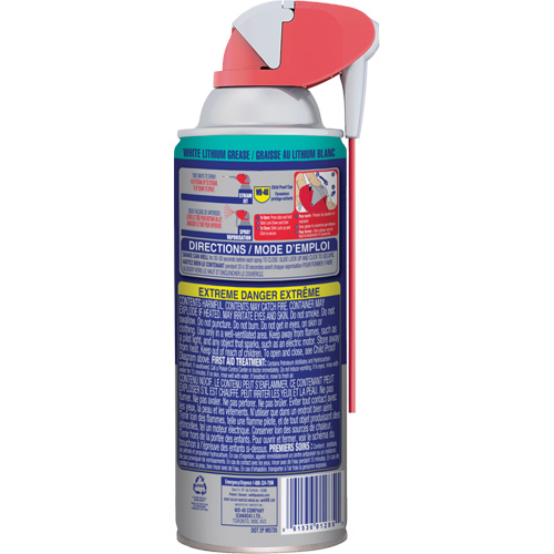 Specialist&reg; High-Performance White Lithium Grease, Aerosol Can Action Paper
