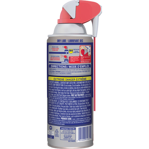 Specialist&reg; Dirt & Dust Resistant Dry Lubricant PTFE Spray, Aerosol Can Action Paper