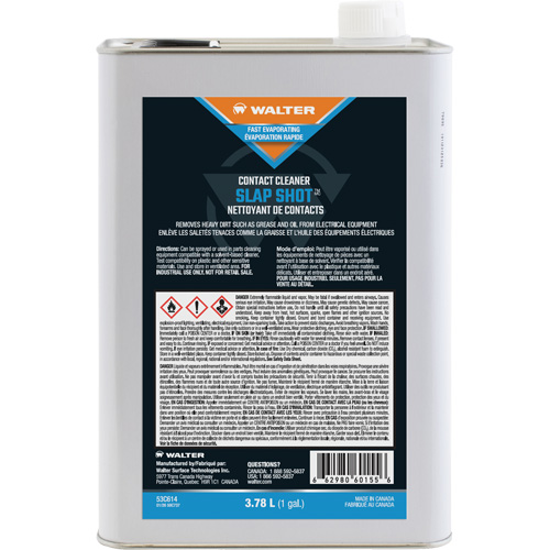 SLAP SHOT Contact Cleaner, Jug Action Paper