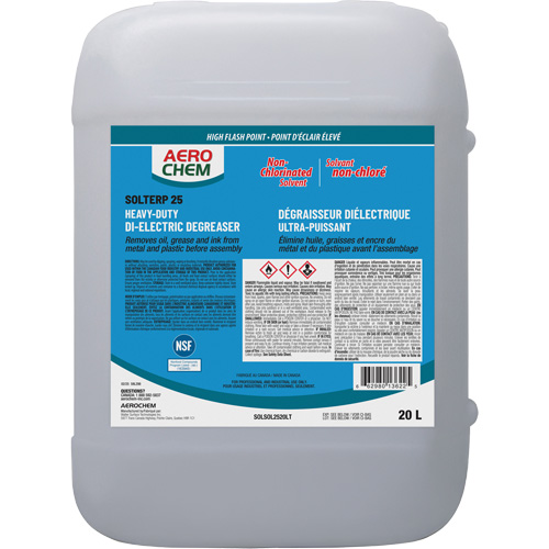SOLTERP 25 Dielectric Degreaser Action Paper