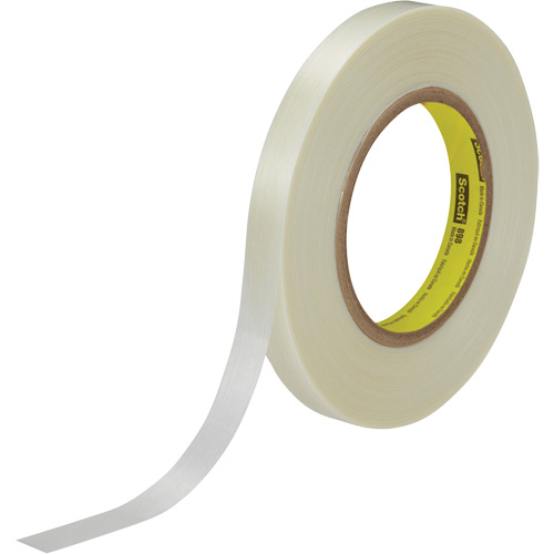 Scotch&reg; Filament Tape, 6.6 mils Thick, 9 mm (0.35") x 55 m (180')  Action Paper
