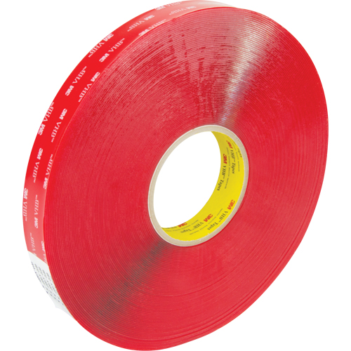 Ruban en mousse 4910, 33 m (108') lo x 25,4 mm (1") la, 40 mils, Acrylique Action Paper