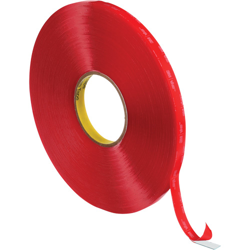 VHB Tape, 33 m (108') L x 12 mm (1/2") W, 40 mils, Acrylic Action Paper