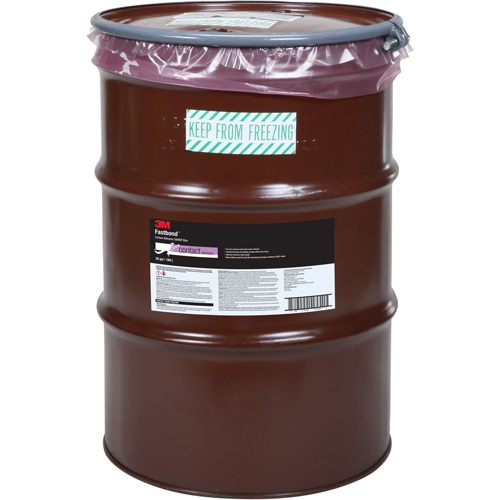 Fastbond Contact Adhesive, Drum, 50 gal., Off-White Action Paper