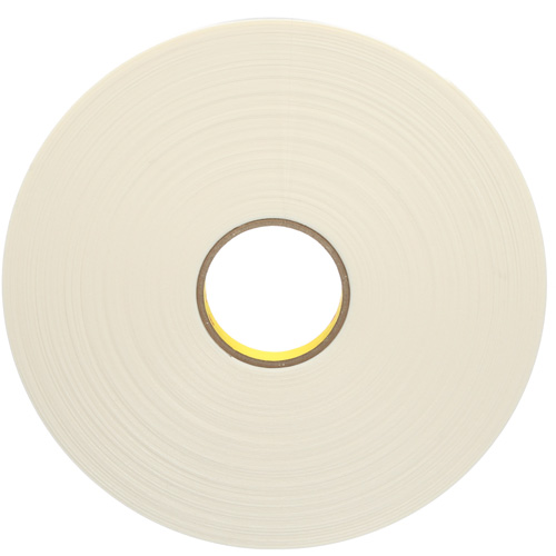 Double-Coated Foam Tape, 66 m (216') L x 18 mm (3/4") W, 31 mils, Polyethylene Action Paper