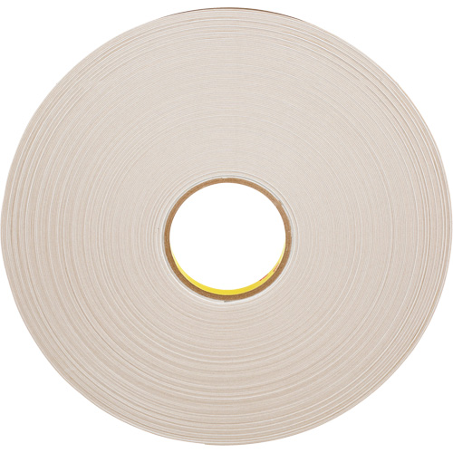 Ruban double face en mousse, 66 m (216') lo x 12,7 mm (1/2") la, 31 mils, Poly&eacute;thyl&egrave;ne Action Paper
