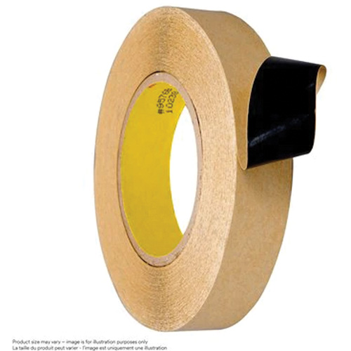 Double-Coated Tape, Tissue, 48 mm (2") W x 55 m (180') L, 4 mils Thick Action Paper