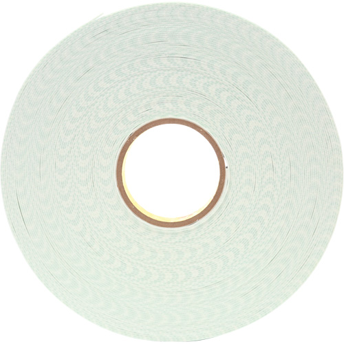 Double-Coated Urethane Foam Tape, 33 m (108') L x 25.4 mm (1") W, 62.5 mils, Urethane Action Paper