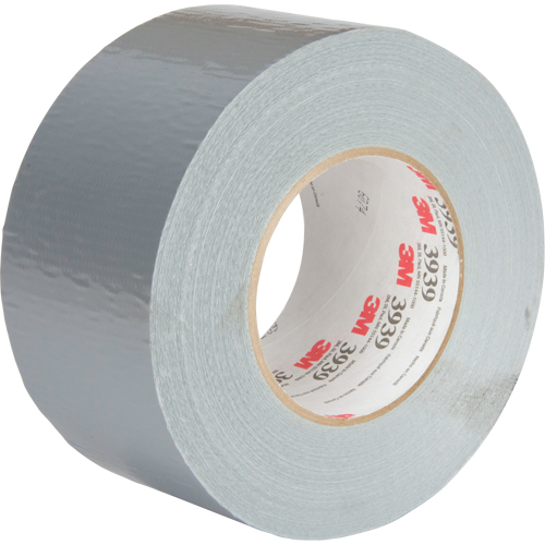 3939 Duct Tape, 9 mils, Silver, 72 mm (2-7/8") x 55 m (180') Action Paper