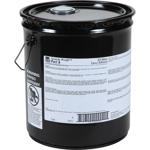 Scotch-Weld Adhesive, 5 gal., Pail, Two-Part, Off-White Action Paper