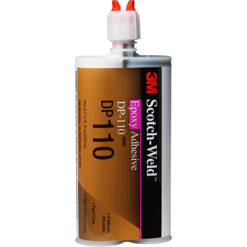 Adh&eacute;sif Scotch-Weld, 200 ml, Cartouche, Deux composants, Gris Action Paper