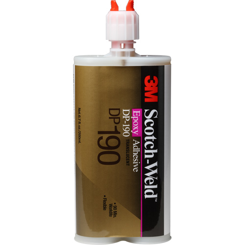 Adh&eacute;sif Scotch-Weld, 200 ml, Cartouche, Deux composants, Translucide Action Paper