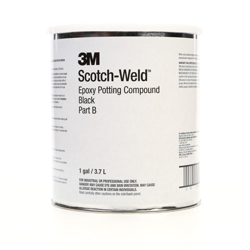 Scotch-Weld Potting Compound, 1 gal., Pail, Two-Part, Black Action Paper