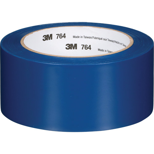 764 General-Purpose Vinyl Tape, 50.8 mm (2") W x 32.9 m (108') L, 5 mils, Blue Action Paper
