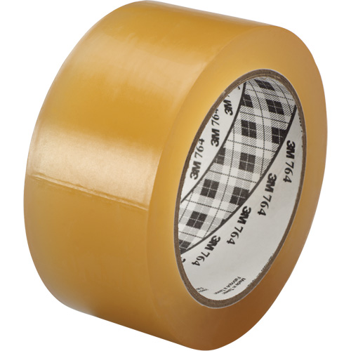 Ruban en vinyle pour travaux g&eacute;n&eacute;raux 764, 25,4 mm (1") la x 32,9 m (108') lo, 5 mils, Transparent Action Paper