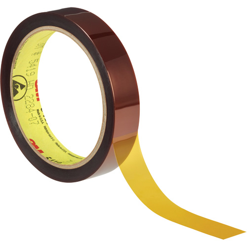 Ruban &agrave; base de polyimide produisant peu de statique 5419, 19 mm (3/4") x 33 m (108'), Brun Action Paper