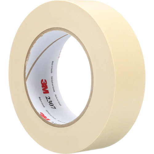 2307 Masking Tape, 36 mm (1-1/2") x 55 m (180'), Tan Action Paper