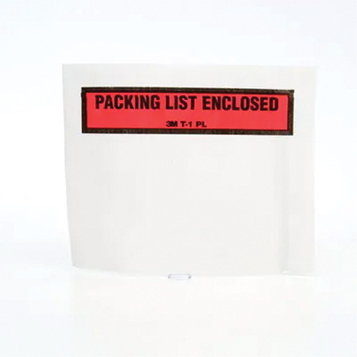 Packing List Envelope, 5-1/2" L x 4-1/2" W, Endloading Style Action Paper
