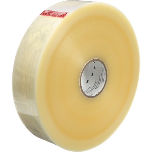 Scotch&reg; Box Sealing Tape 371, Hot Melt Adhesive, 1.9 mils, 72 mm (3") x 1500 m (4921') Action Paper