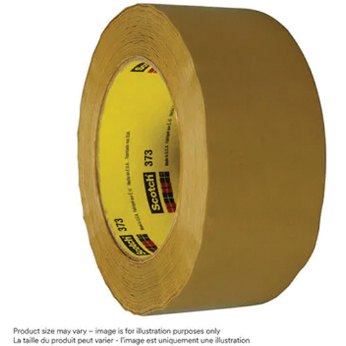 Ruban pour sceller les boîtes Scotch 373, Adh&eacute;sif Thermofusible, 2,5 mils, 72 mm (3") x 50 m (164') Action Paper