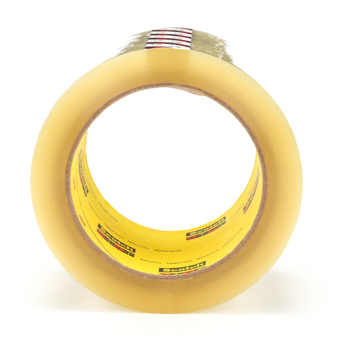 Ruban pour sceller les boîtes Scotch 375, Adh&eacute;sif Thermofusible, 3,1 mils, 72 mm (3") x 50 m (164') Action Paper