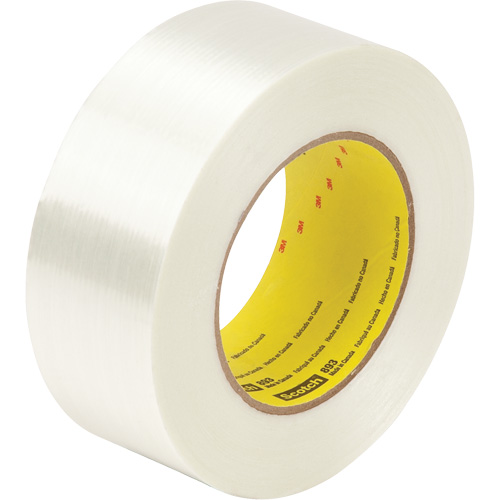 Scotch&reg; Filament Tape, 6 mils Thick, 12 mm (1/2") x 55 m (180')  Action Paper