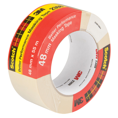 Ruban-cache 2308, 48 mm (2") x 55 m (180'), Havane Action Paper