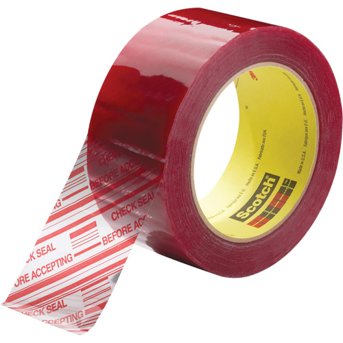 Scotch&reg; Security Message Box Sealing Tape 3779, Acrylic Adhesive, 1.8 mils, 48 mm (2") x 914 m (2998') Action Paper