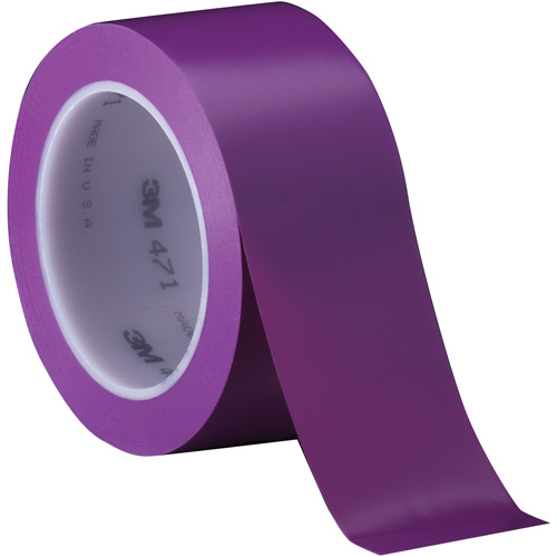 Ruban en vinyle 471, 50,8 mm (2") la x 32,9 m (108') lo, 5,2 mils, Mauve Action Paper