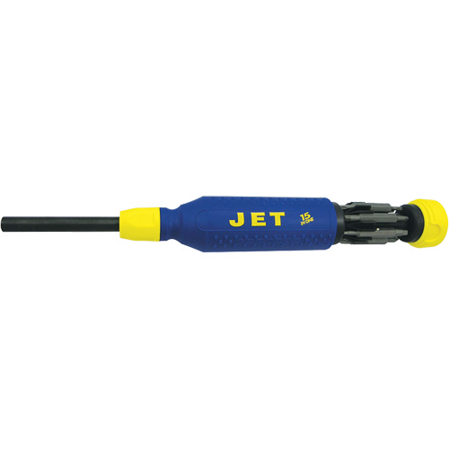 15-IN-1 Multi-Bit Screwdriver, Textured Handle Action Paper