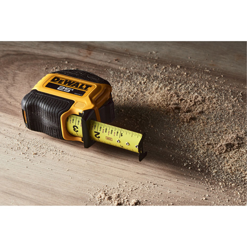 Atomic Compact Series Tape Measure, 1-1/8" x 25' Action Paper