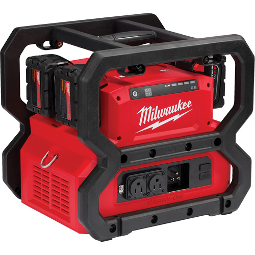 M18 Carry-On Power Supply, 1800 W/3600 W, Lithium Ion, 13-3/4" H x 12-1/4" W x 15" D, 28 lbs. Action Paper