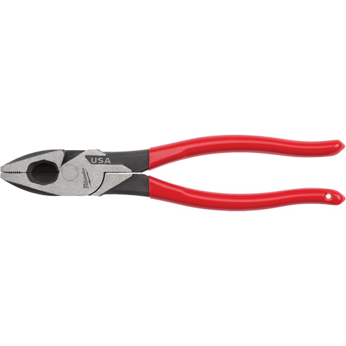 Lineman's Dipped Grip Pliers Action Paper
