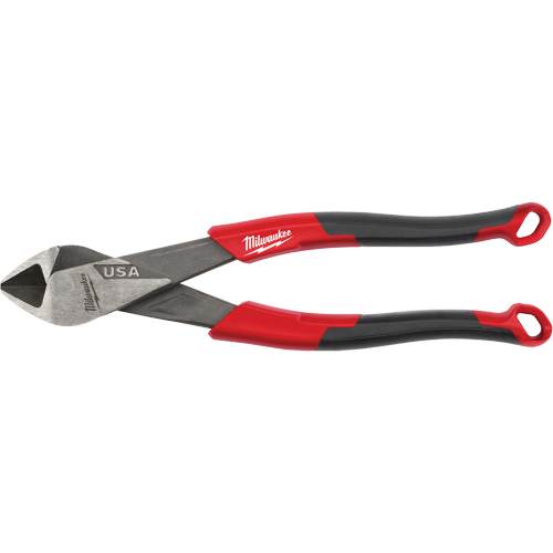 Diagonal Comfort Grip Cutting Pliers, 8" L Action Paper