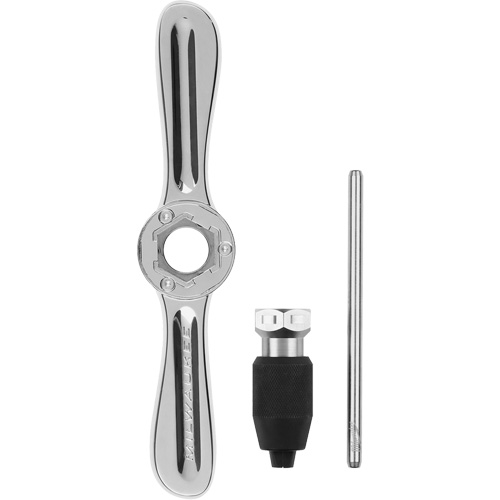 Hex-Lok 2-in-1 Tap & Die Threading Handle & Tap Collet Action Paper