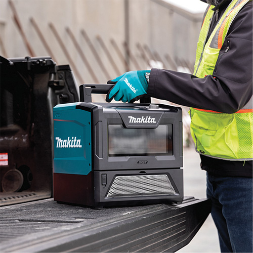 Four &agrave; micro-ondes sans fil 40 V Max XGT (outil seulement), 350 W/500 W, Noir/bleu Action Paper