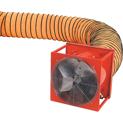 Ventilateur utilitaire portable, Profondeur 17", Largeur 21-3/8", Hauteur 21-3/8" Action Paper