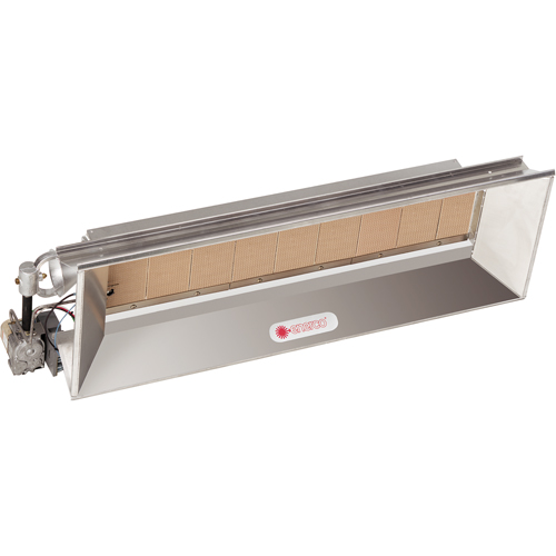 8000 Series Heater, Radiant Heat, Natural Gas, 60000 BTU/H Action Paper