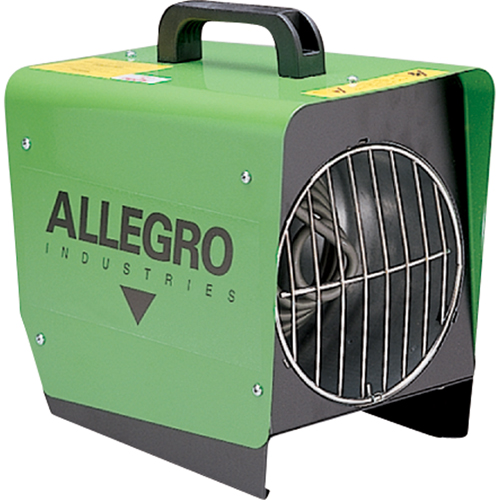 ALLEGRO INDUSTRIES Tent Heater, Fan, Electric, 5000 BTU/H Action Paper