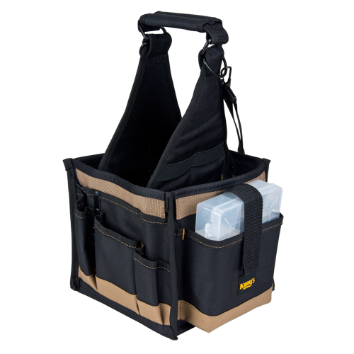 Tool Pouches, Canvas, 25 Pockets, Black Action Paper