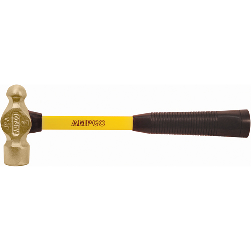 Ball Pein Hammer, 0.75 lbs. Head Weight, 14" L Action Paper
