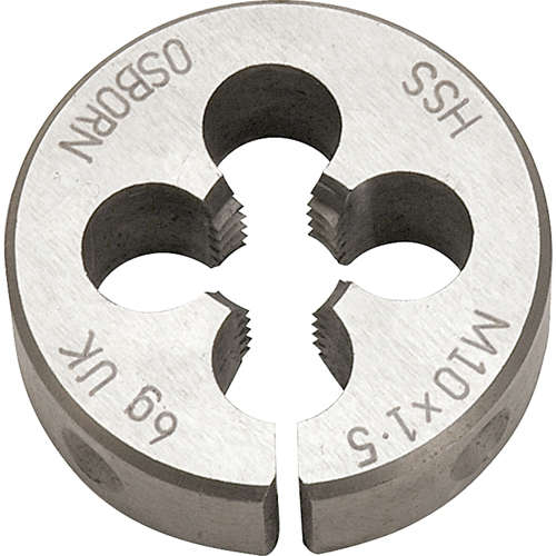 Fili&egrave;re ronde segment&eacute;e, Filet de M10 X 1,5, Acier rapide Action Paper