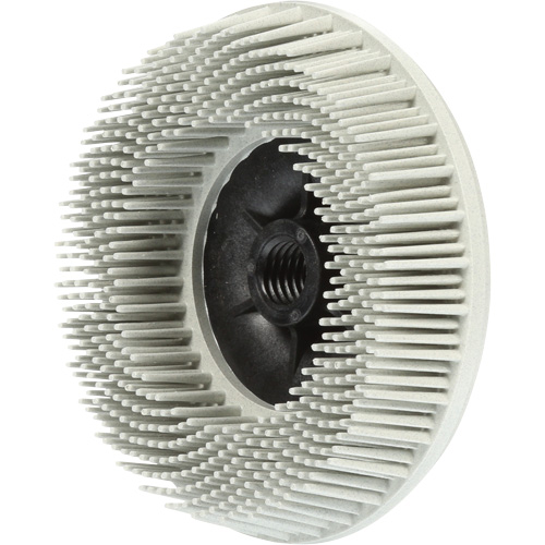 Disques radiaux bristle pour meuleuses angulaires Scotch-Brite, C&eacute;ramique, Grain 120, 4-1/2" dia. Action Paper